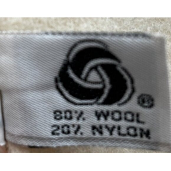 Vtg Forecaster of Boston Wool Coat Womens Size 8 Ivory Double Breasted Old Money - Picture 5 of 16